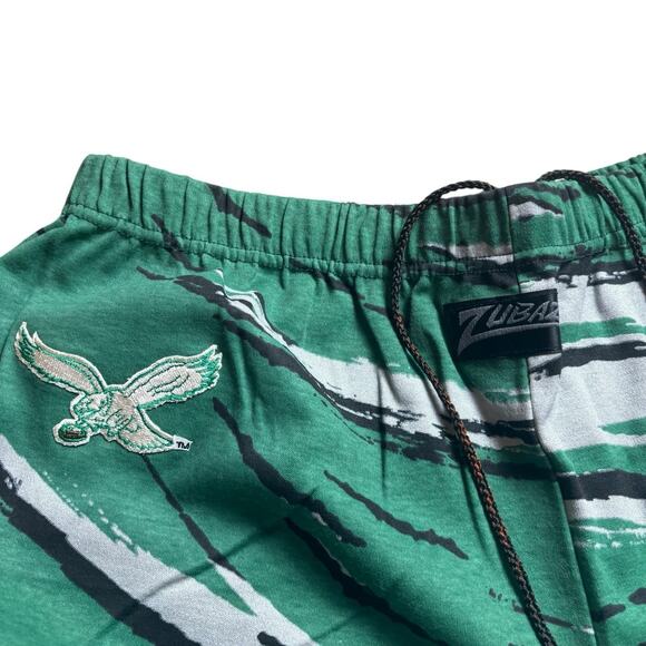 Philadelphia Eagles 90’s NFL Zubaz Zebra Pants Size XL USA Made Vintage - Picture 3 of 4